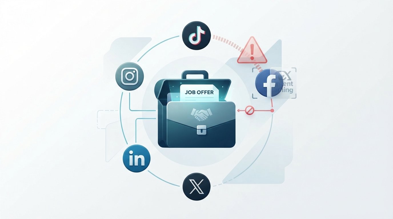 Les réseaux sociaux peuvent-ils vous faire perdre une opportunité professionnelle ?